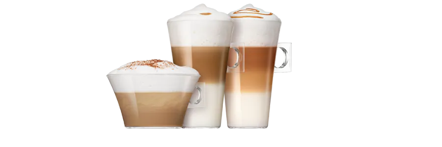 Latte & Cappuccino Coffee Capsules | NESCAFÉ® Dolce Gusto® header image