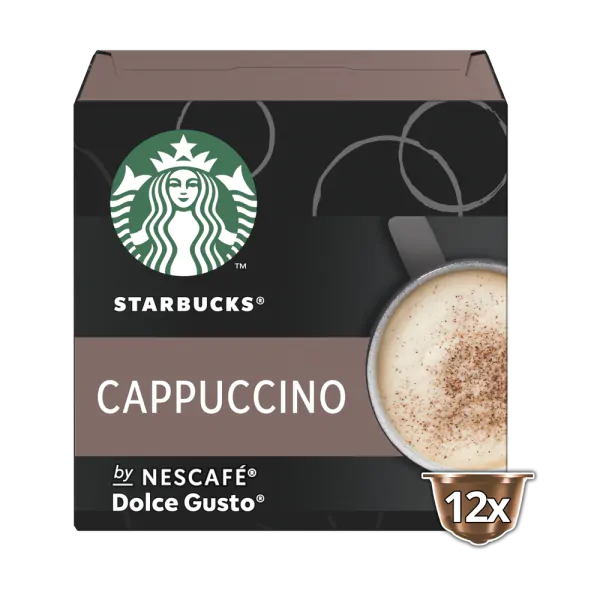 72 Capsule Starbucks Dolce Gusto: Cappuccino, Caramel, Madagascar Box a  Scelta