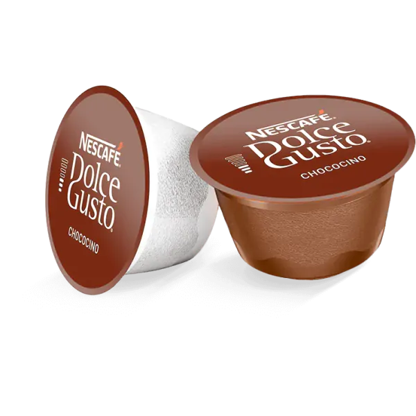 Nescafe Chococino for Dolce Gusto Machine Capsules - Makes 24 Drinks  Extremely Chocolate Beverage with Notes of Vanilla and Creamy Texture  Frothy