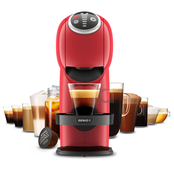 Genio S Plus Red Automatic Coffee Machine | NESCAFÉ® Dolce Gusto®