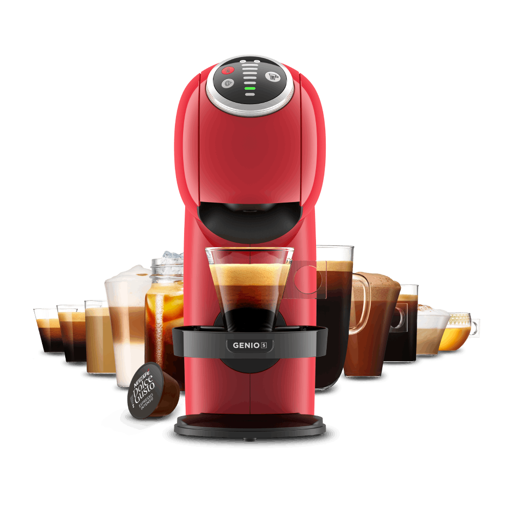 Genio S Plus Red Automatic Coffee Machine | NESCAFÉ® Dolce Gusto®