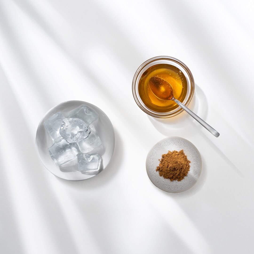 Ingredients needed for Iced Honey Cappuccino​​ recipe